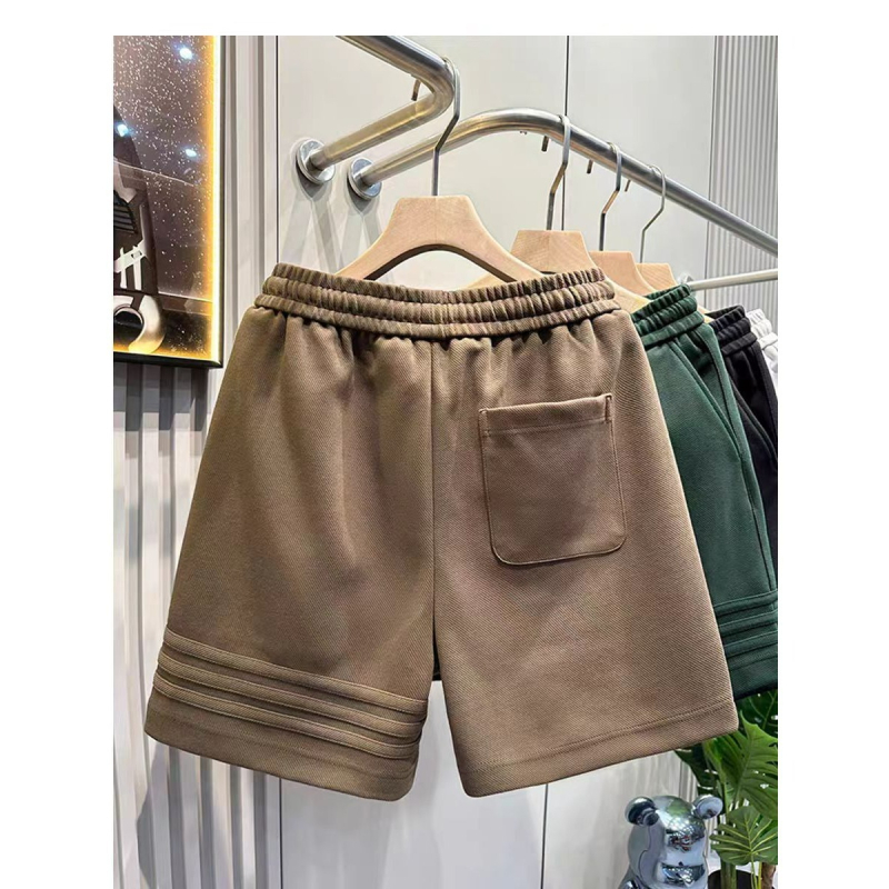 Muške casual šorceve, visoki struk, mikroelastičan, skraćena duljina, mladenački stil