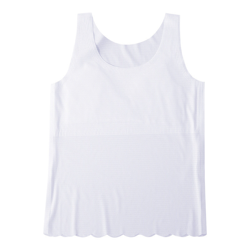 Djevojački brzi suhi tank top (Poliester; prozračan; trokutasti košar; tanak oblikovani košar; fiksne dvostruke naramenice)