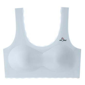 Bešavne dječje potkošulje-bustier za djevojčice 12–15 godina, Ice Silk tkanina, košarica 1/2, ultratanki oblikovani košarica, bez žice, fiksne dvostruke naramenice, udobnost i diskrecija