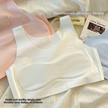 Dječji top od Ice Silk, prozračan bezšivni grudnjak, za djevojčice 9–13 godina