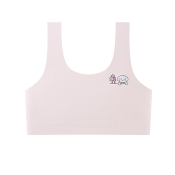 Bezšvový podprsenka pre dievčatá, tínedžerky, nylon 80–90% zloženie, pre deti od 8 rokov, jar–leto–jesen