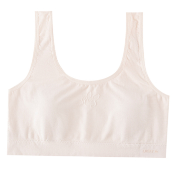 Suteren-vest za djevojčice 12–15 godina, fiksirani dvostruki remenčići, oblikovane košarice s spužvom, viskozna tkanina, prozračni stražnji dio