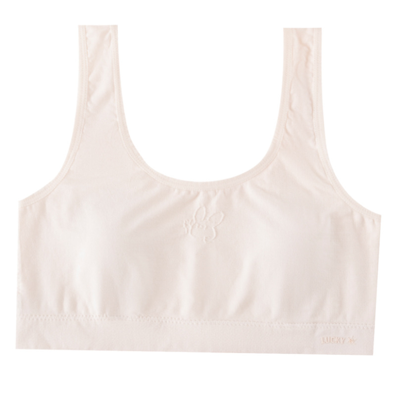 Suteren-vest za djevojčice 12–15 godina, fiksirani dvostruki remenčići, oblikovane košarice s spužvom, viskozna tkanina, prozračni stražnji dio