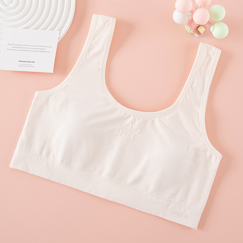 Suteren-vest za djevojčice 12–15 godina, fiksirani dvostruki remenčići, oblikovane košarice s spužvom, viskozna tkanina, prozračni stražnji dio