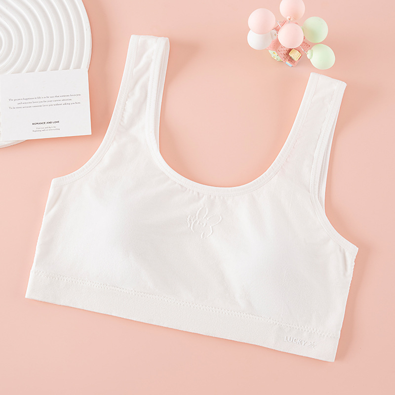 Suteren-vest za djevojčice 12–15 godina, fiksirani dvostruki remenčići, oblikovane košarice s spužvom, viskozna tkanina, prozračni stražnji dio