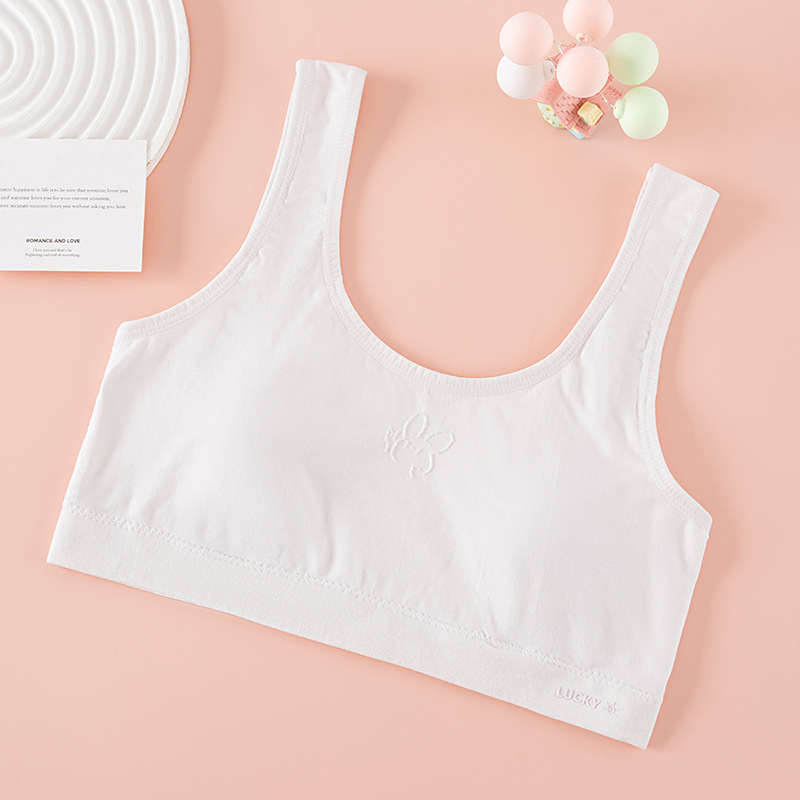 Suteren-vest za djevojčice 12–15 godina, fiksirani dvostruki remenčići, oblikovane košarice s spužvom, viskozna tkanina, prozračni stražnji dio