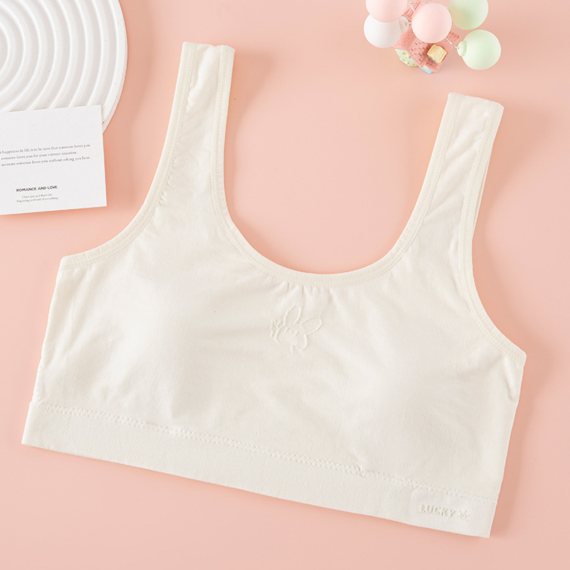 Suteren-vest za djevojčice 12–15 godina, fiksirani dvostruki remenčići, oblikovane košarice s spužvom, viskozna tkanina, prozračni stražnji dio