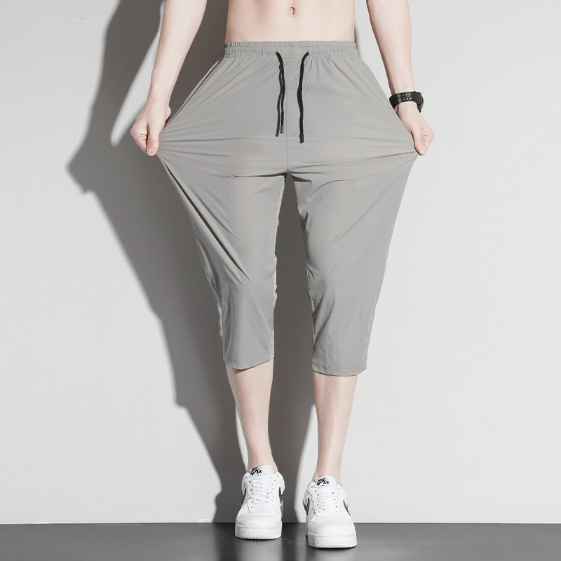 Muške capri hlače – najlon brzo suše, kratka dužina, uski kroj, sportski stil, ljeto