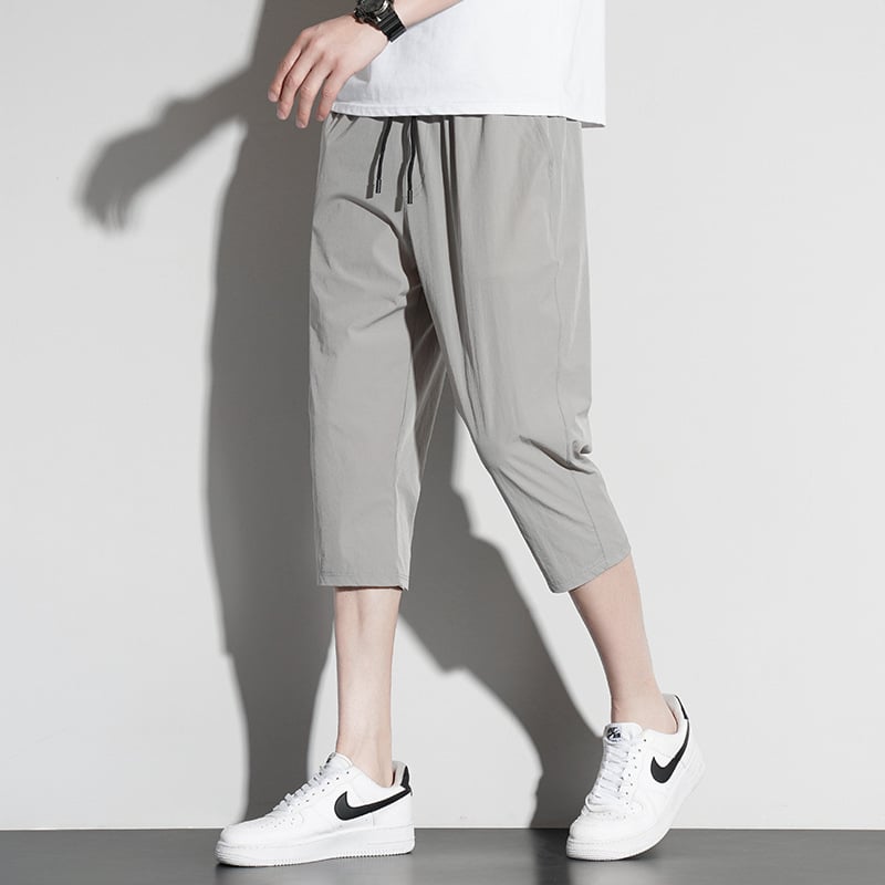 Muške capri hlače – najlon brzo suše, kratka dužina, uski kroj, sportski stil, ljeto