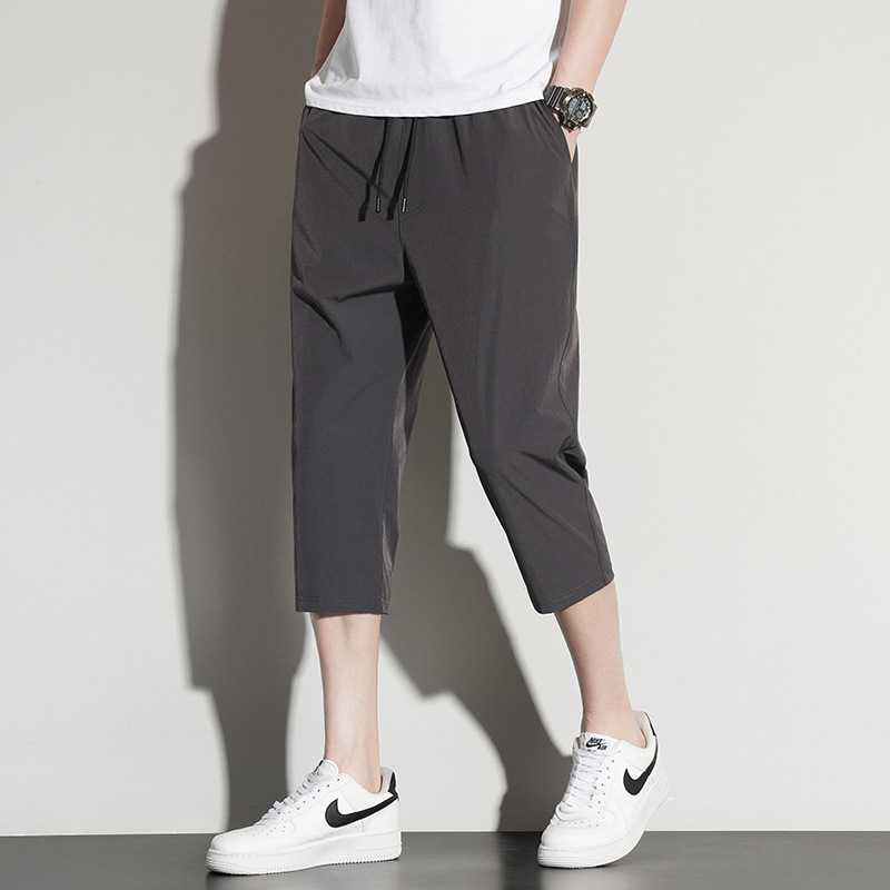 Muške capri hlače – najlon brzo suše, kratka dužina, uski kroj, sportski stil, ljeto