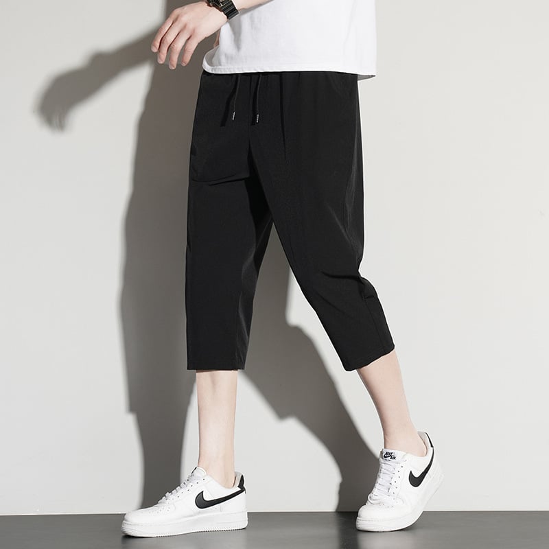 Muške capri hlače – najlon brzo suše, kratka dužina, uski kroj, sportski stil, ljeto