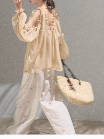 Ženska ležerna šifonska košulja od poliestera s V-izrezom, dugim rukavima, patchwork dizajnom