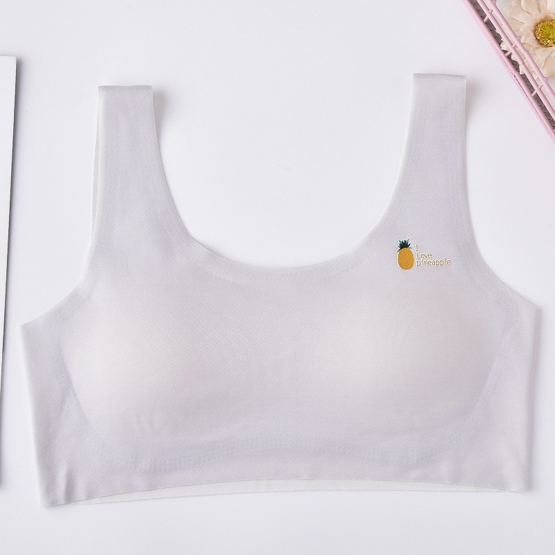 Dječji grudnjak u stilu veste, tanke oblikovane čašice, bezšivni dizajn, materijal nylon-modal