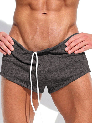 Muške seksi casual šorceve, ultra kratke, viskoza, 95% viskoza, uski kroj, ljeto