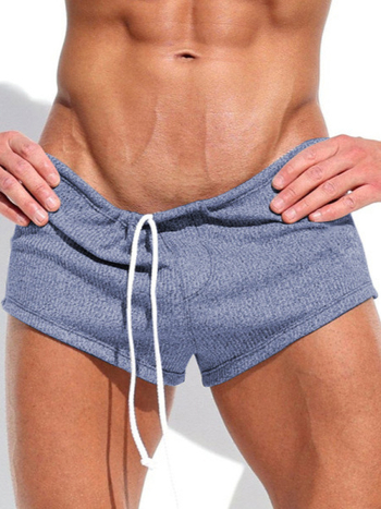 Muške seksi casual šorceve, ultra kratke, viskoza, 95% viskoza, uski kroj, ljeto