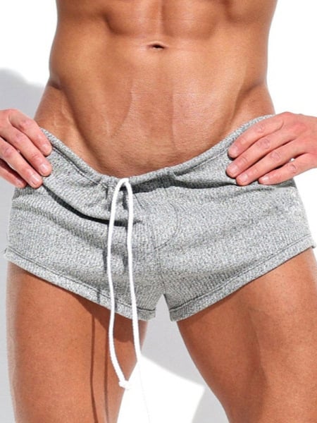 Muške seksi casual šorceve, ultra kratke, viskoza, 95% viskoza, uski kroj, ljeto