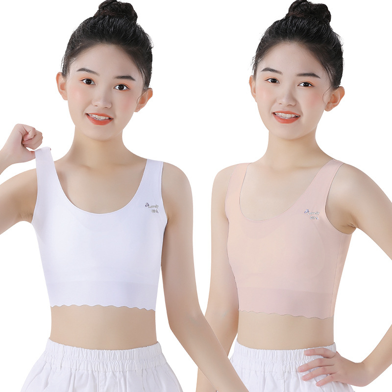 Dievčenský tanktop s podprsenkou z nylonu a spandexu, 77% nylon, 23% spandex, celoročné nosenie