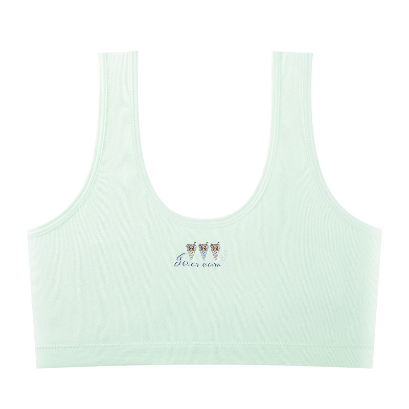 Bezšivni dječji top u stilu veste za djevojčice 9–13 godina, viskoza, košarica 3/4, moldless cup, fiksni dvostruki naramenici, udobno