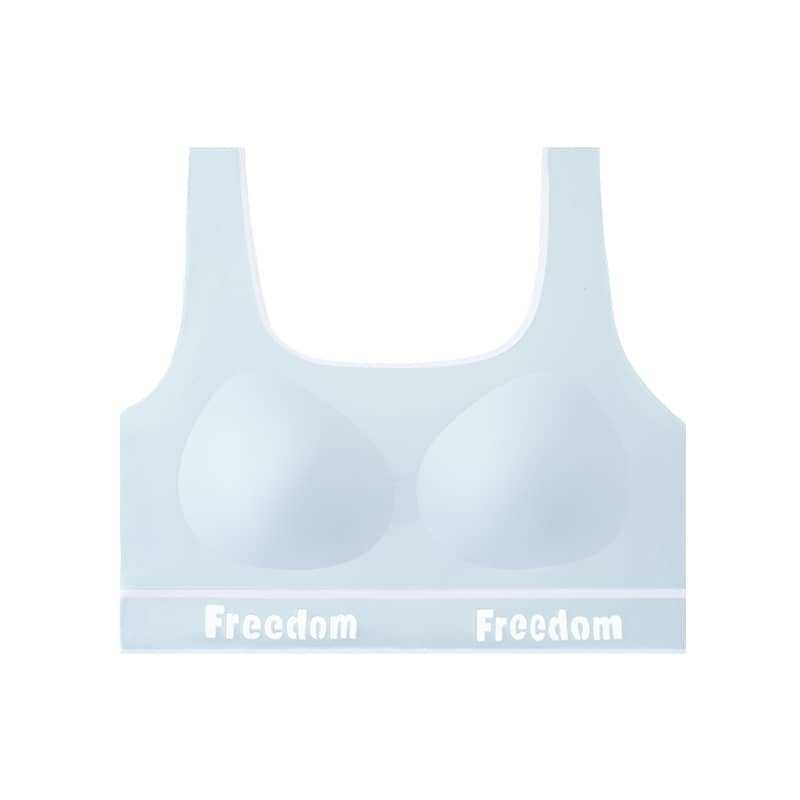 Dječja sportska grudnjaka u stilu vesta, najlon, pune čašice, tanki kalupi s spužvom, prozračna i udobna