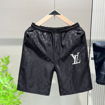 Muške ljetne kratke hlače ravnog kroja, 100% poliester, gradski stil, ljeto 2025