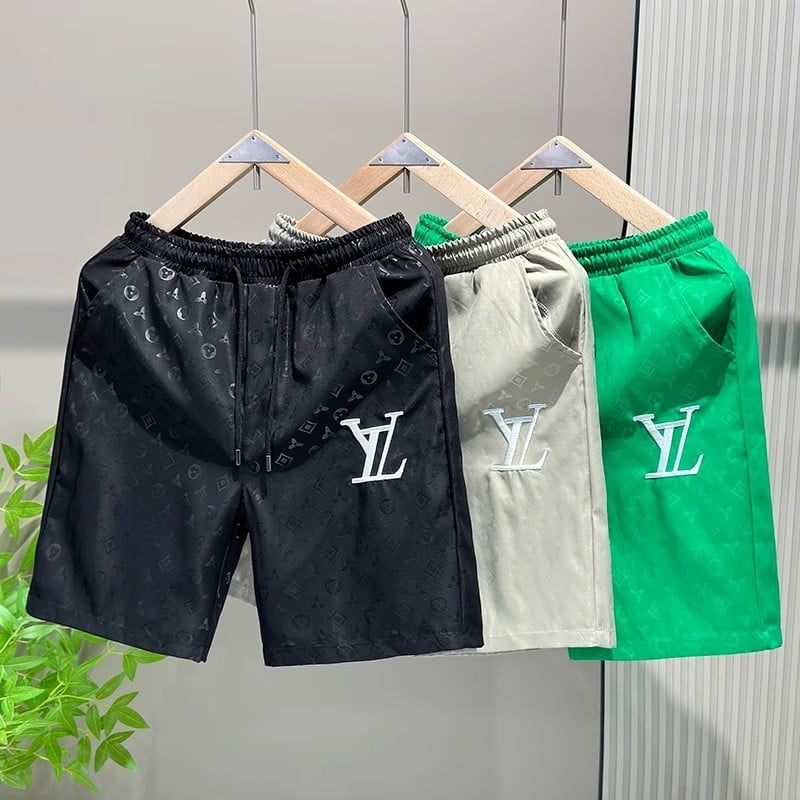 Muške ljetne kratke hlače ravnog kroja, 100% poliester, gradski stil, ljeto 2025