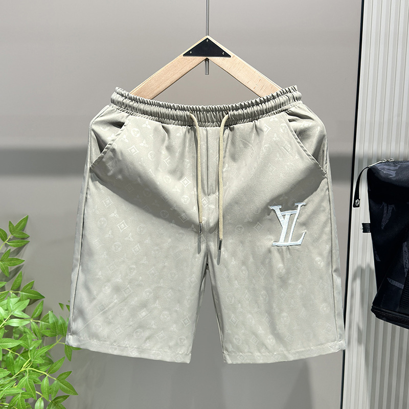 Muške ljetne kratke hlače ravnog kroja, 100% poliester, gradski stil, ljeto 2025