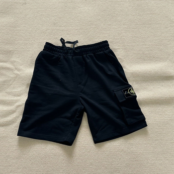 Шорти от 100% памучно плетиво със странични джобове, висока еластичност, свободен широк крой, британски стил