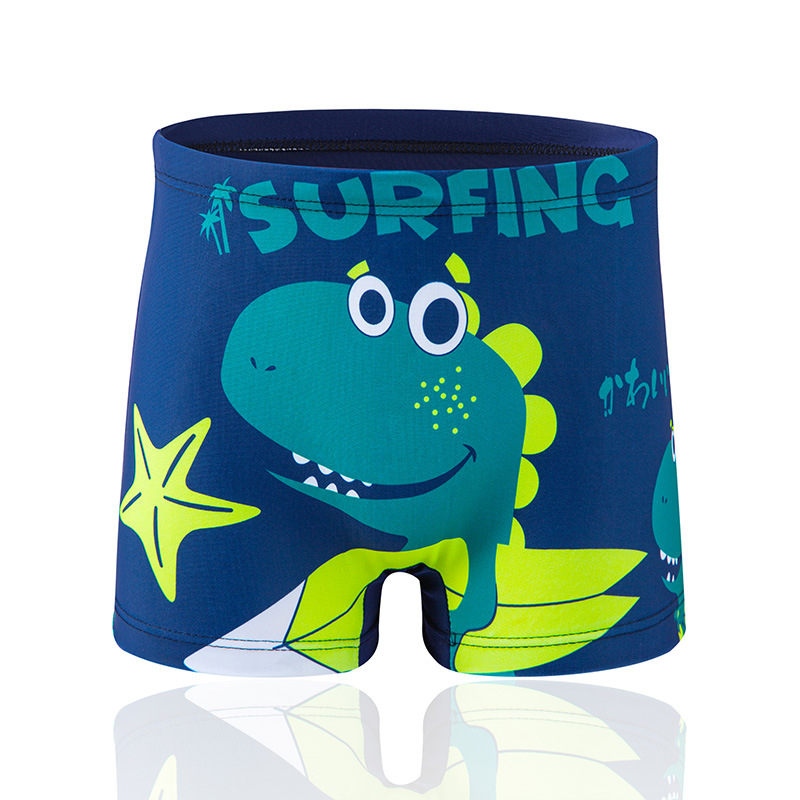 Παιδικά μαγιό για αγόρια, πολύχρωμο ζωικό καρτούν μοτίβο, πολυεστέρας 90–95%, κατάλληλα για κολύμβηση