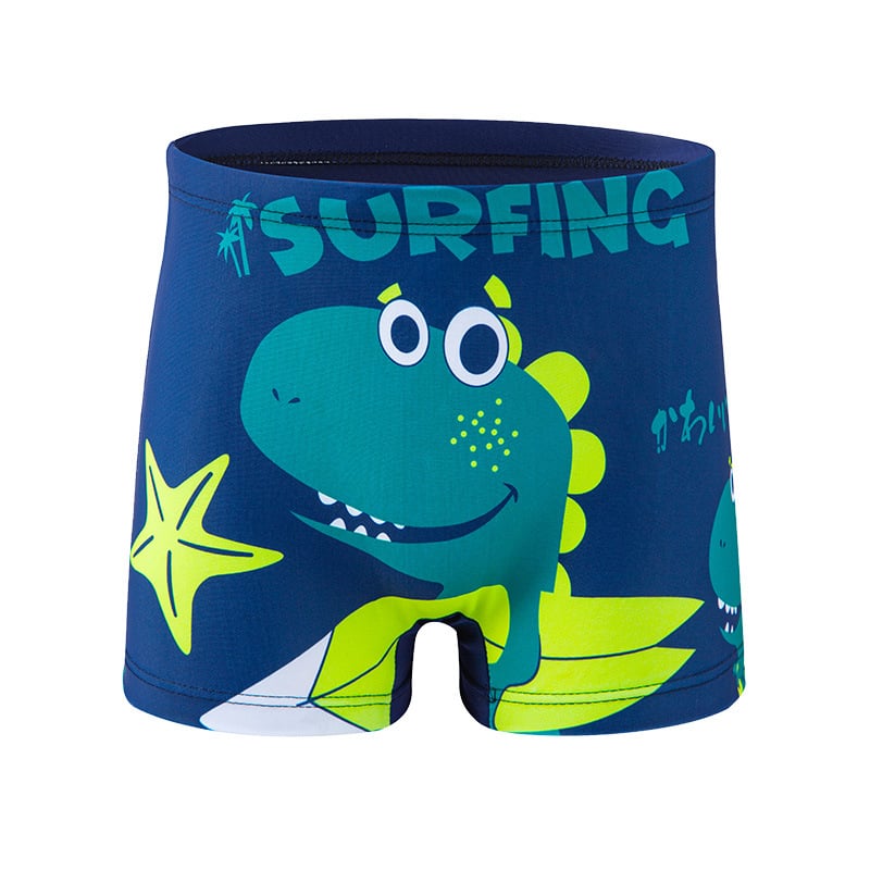 Παιδικά μαγιό για αγόρια, πολύχρωμο ζωικό καρτούν μοτίβο, πολυεστέρας 90–95%, κατάλληλα για κολύμβηση