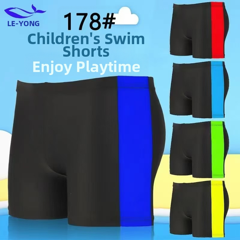 Παιδικά μαγιό για αγόρια, πολύχρωμο ζωικό καρτούν μοτίβο, πολυεστέρας 90–95%, κατάλληλα για κολύμβηση