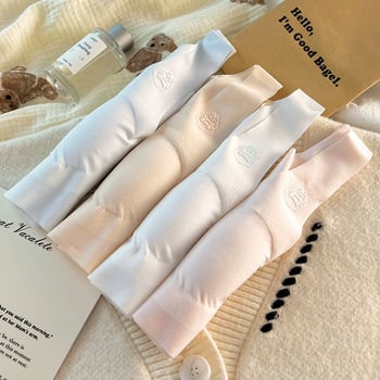 Dievčenský tréningový podprsenka vo vestovom štýle, bez švov, bez štítku, nylon 90–95%, pre deti nad 8 rokov (≥140 cm), vhodný na všetky ročné obdobia