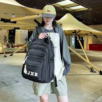 Unisex ruksak za laptop – lagan najlon, kapacitet 20–35 L, jastučići za ramena s zračnim jastučićima, uzorak slova