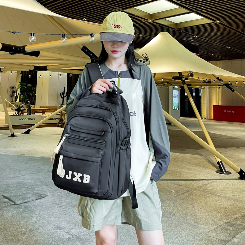 Unisex ruksak za laptop – lagan najlon, kapacitet 20–35 L, jastučići za ramena s zračnim jastučićima, uzorak slova