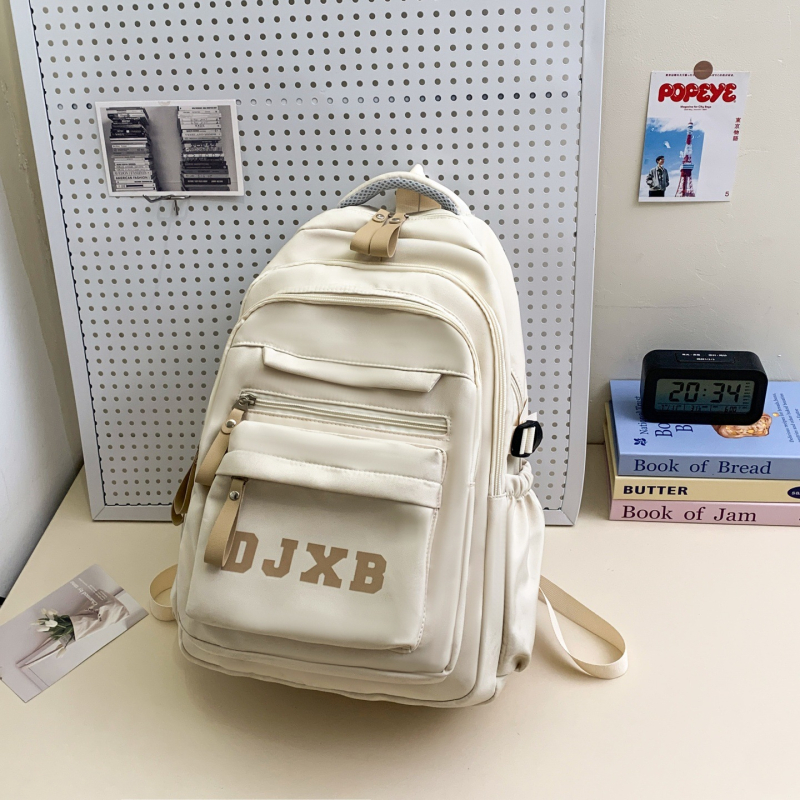 Unisex ruksak za laptop – lagan najlon, kapacitet 20–35 L, jastučići za ramena s zračnim jastučićima, uzorak slova