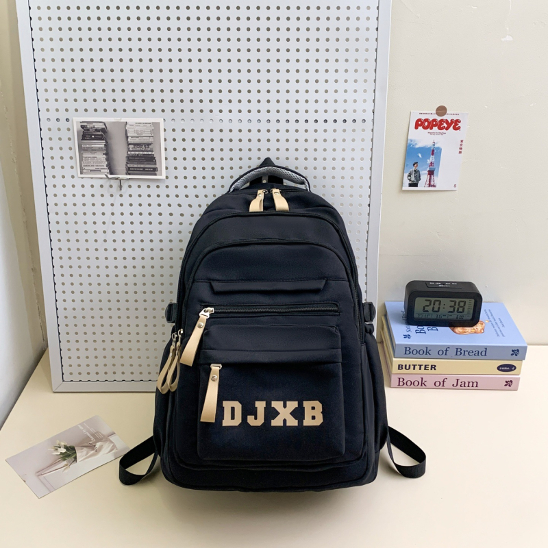 Unisex ruksak za laptop – lagan najlon, kapacitet 20–35 L, jastučići za ramena s zračnim jastučićima, uzorak slova