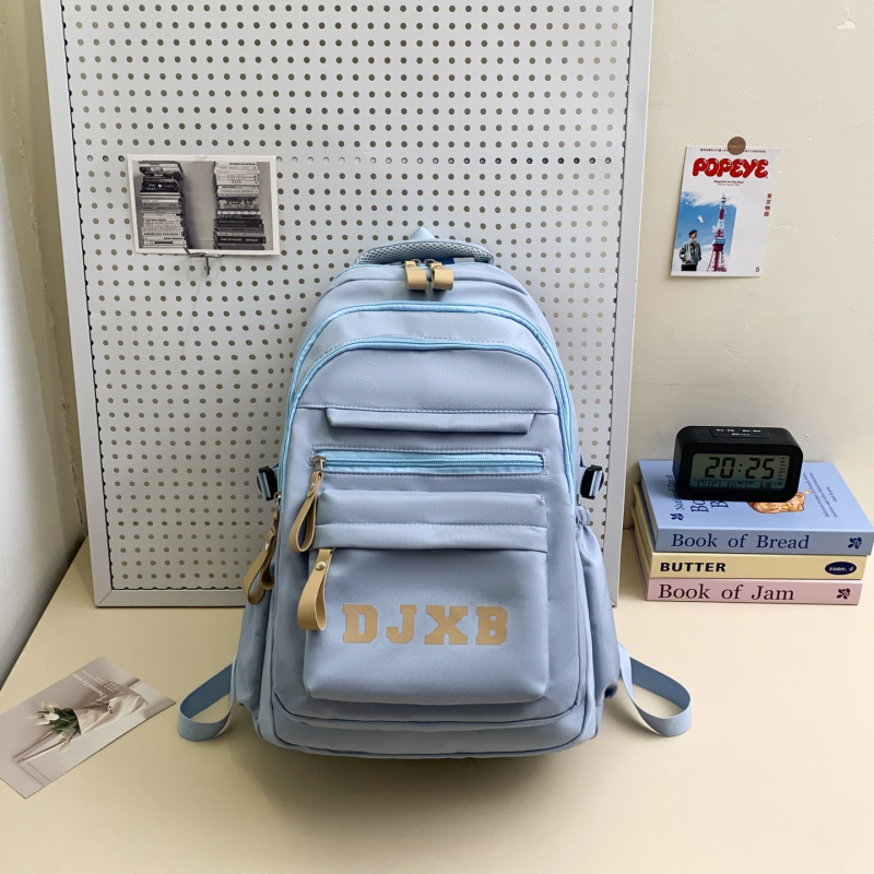 Unisex ruksak za laptop – lagan najlon, kapacitet 20–35 L, jastučići za ramena s zračnim jastučićima, uzorak slova