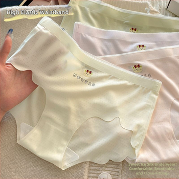 Djevojčice donje rublje od ice silk, 7A antibakterijsko, mrežasti materijal, prirodan osjećaj kože, udobne i prozračne, lagane za ljeto