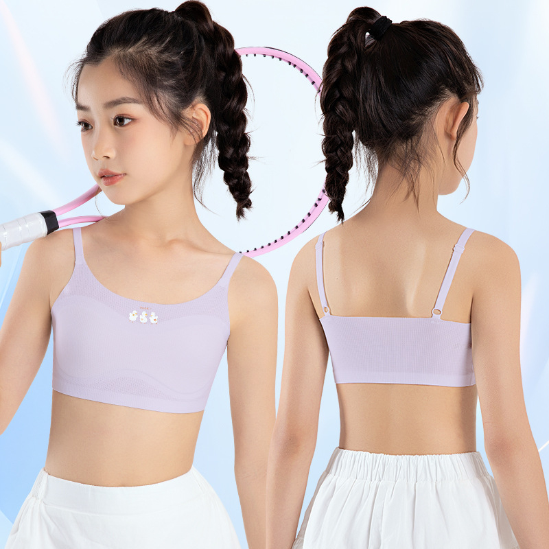 Dievčatá: Ľahká cami top pre obdobie vývoja s nylonom-spandexom 60/40, pre vek 8+, na všetky ročné obdobia