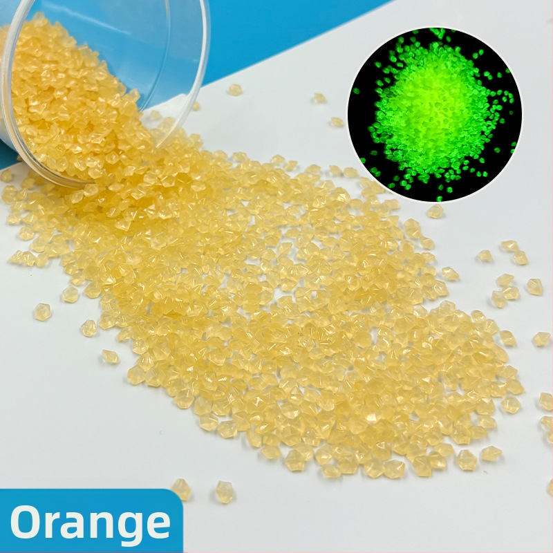 Nisip fosforescent pentru grădină și peisaj de acvariu – pietriș luminos și pietre ciobite, 25 kg, ambalaj 200 bucăți, brand Jibiao, Landstone, origine Yiwu