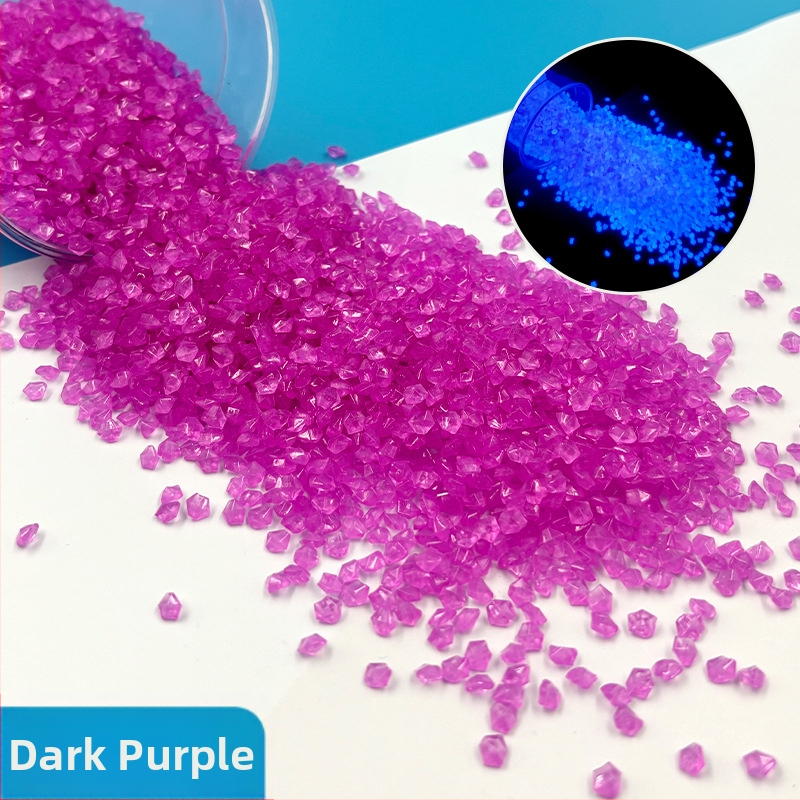 Nisip fosforescent pentru grădină și peisaj de acvariu – pietriș luminos și pietre ciobite, 25 kg, ambalaj 200 bucăți, brand Jibiao, Landstone, origine Yiwu