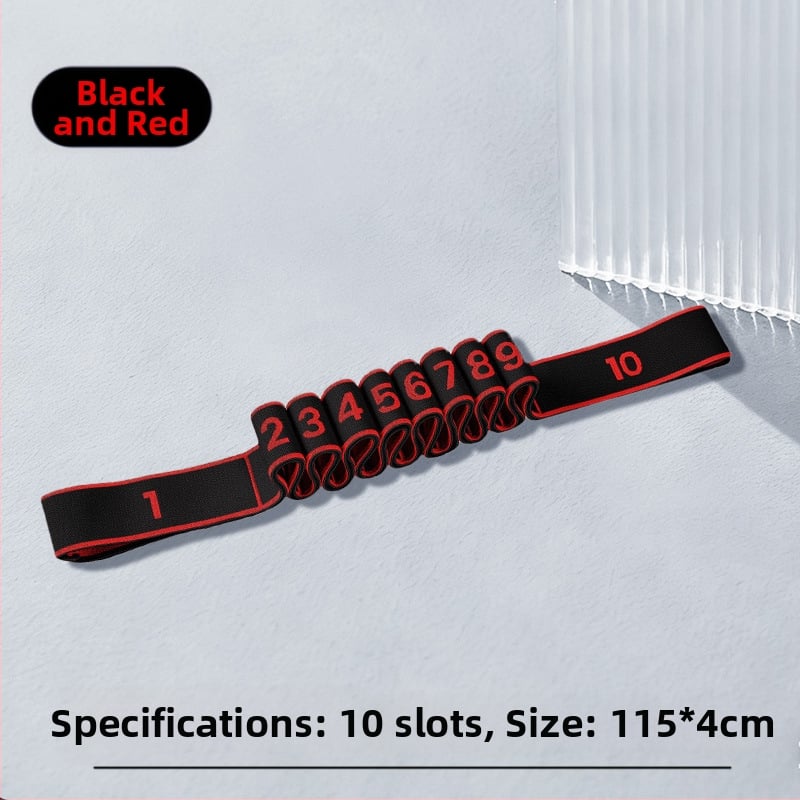 Танцова съпротивителна лента с 8/10/12 секции, фитнес йога лента за разтягане на талия и крак, полиестер и латекс, марка Lixiang