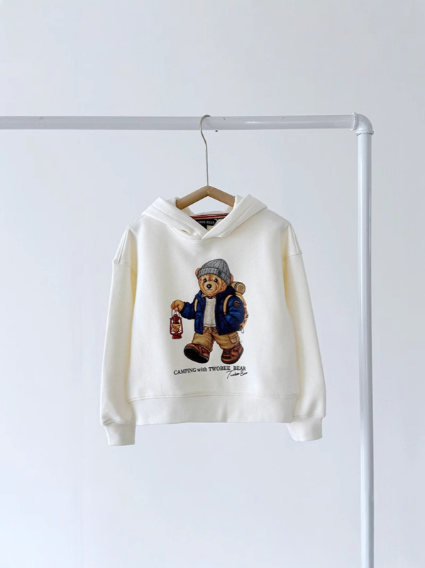 Παιδικό φούτερ με κουκούλα και επένδυση φλίς, 90% βαμβάκι, unisex, για παιδιά 3–8 ετών, φθινόπωρο 2025