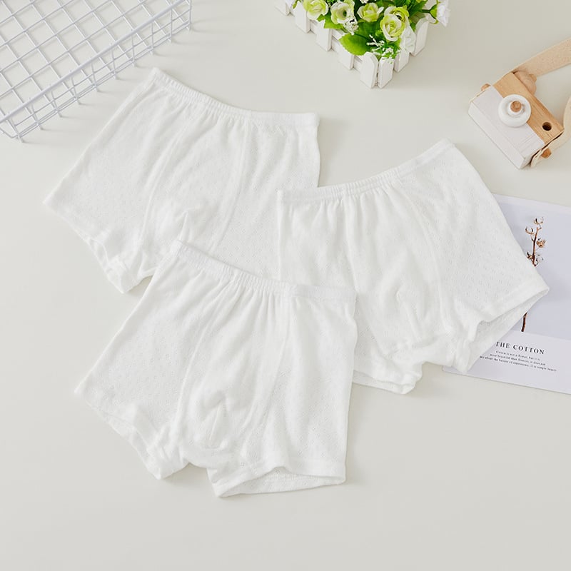 Dječje pamučne bokserice s mrežicom - 3-komplet, unisex, 100% pamuk, mreža, bez fluorescentnih tvari
