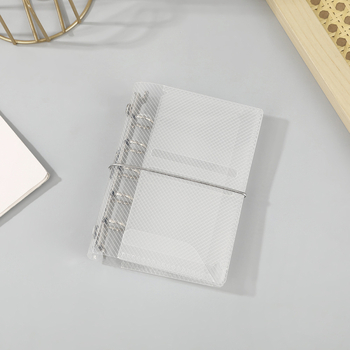 Прозрачна PVC обложка за планер с 6 дупки, за лей листове; възможност за персонализиране на лого