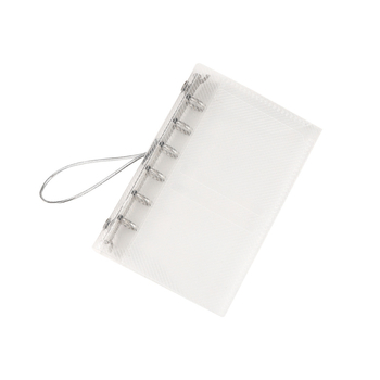 Прозрачна PVC обложка за планер с 6 дупки, за лей листове; възможност за персонализиране на лого