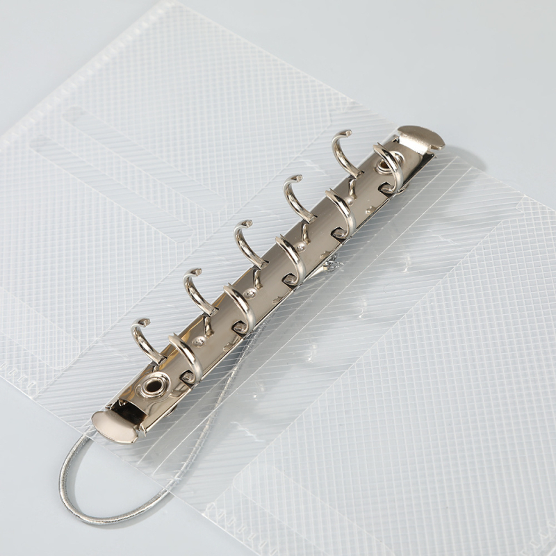 Прозрачна PVC обложка за планер с 6 дупки, за лей листове; възможност за персонализиране на лого