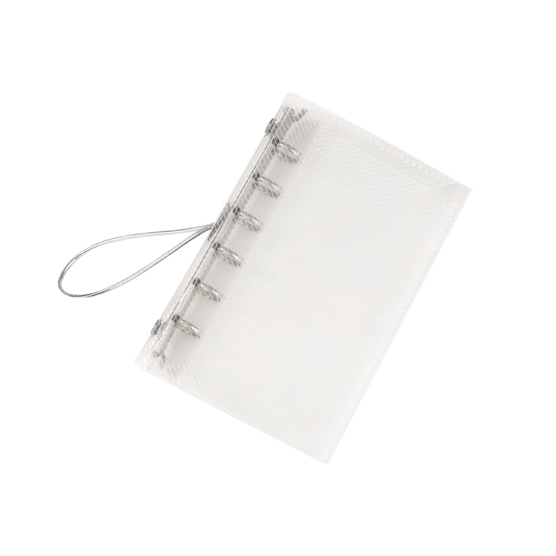 Прозрачна PVC обложка за планер с 6 дупки, за лей листове; възможност за персонализиране на лого