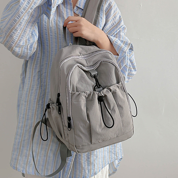 Unisex vanjski mini ruksak, nylon, kapacitet ispod 20 L, kompatibilan s 14-inčnim laptopom, vodootporan, zakrivljene ramenske trake