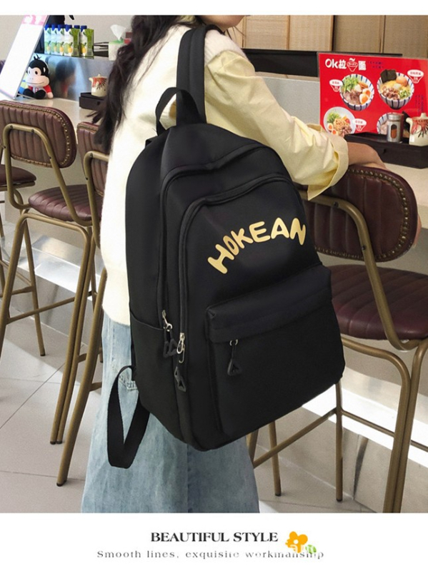 Unisex ruksak u japanskom stilu – Oxford tkanina, kapacitet 20–35 L, kompatibilan s 14-inčnim prijenosnikom, lagan, naramenice s zračnim jastukom, poliester podstava