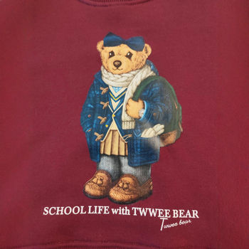 Unisex παιδικό φούτερ σε στυλ K, με φλίς επένδυση, 90% βαμβάκι, για παιδιά 3–8 ετών.